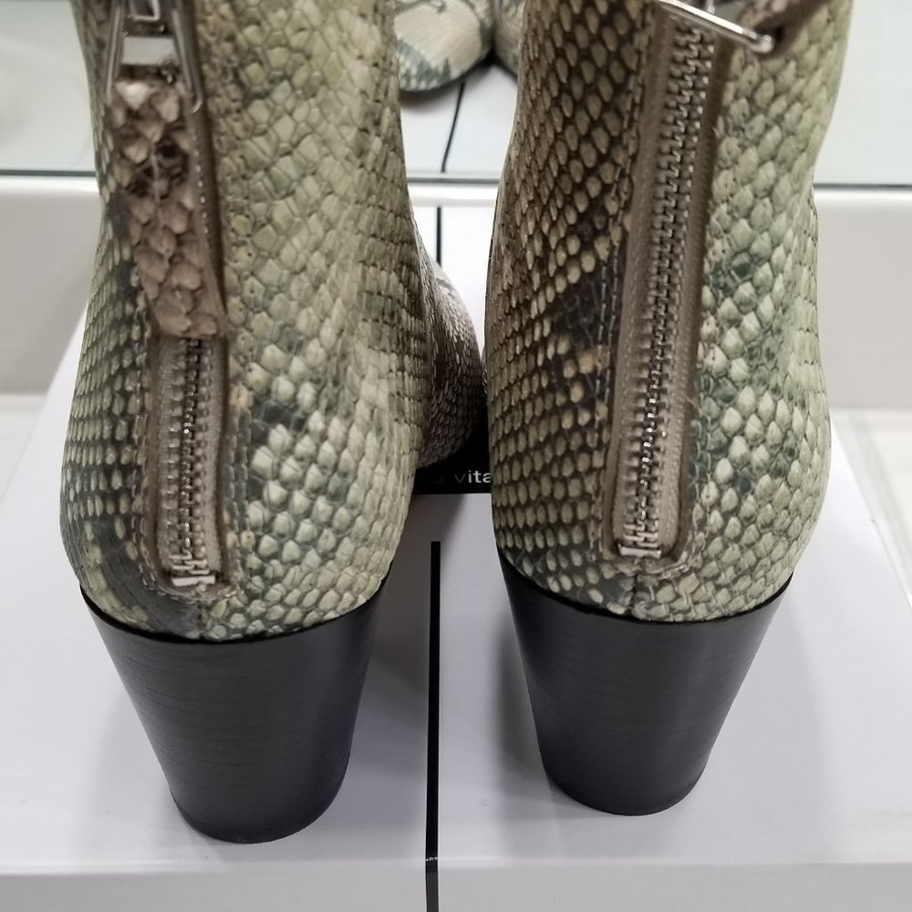 Snake Printed Booties - image 2